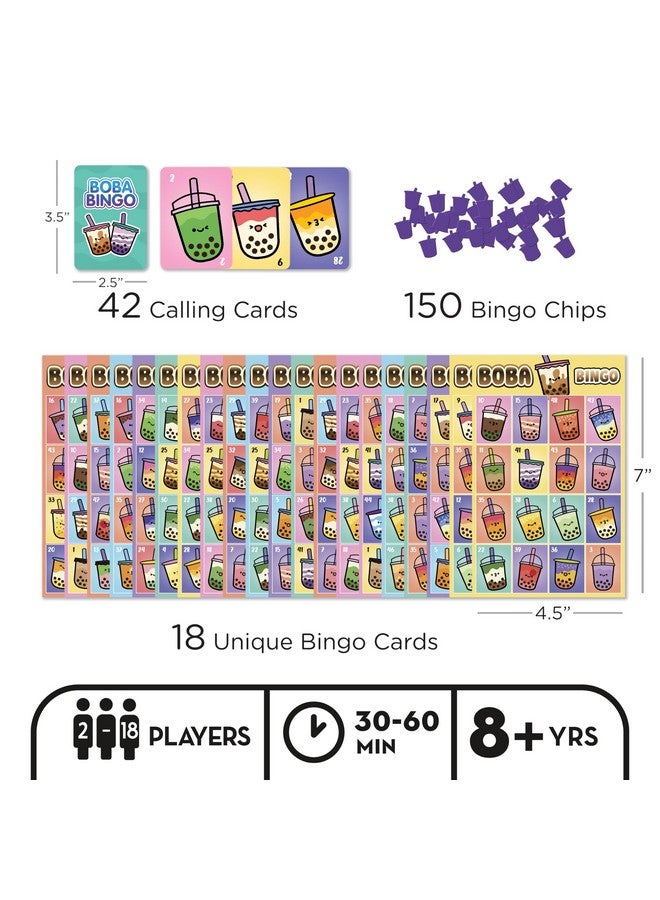 AQUARIUS - Boba Bingo Family Bingo Game - Image 2