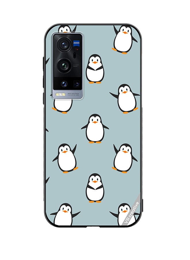 VR CREATIVE Protective Case Cover For Vivo X60 Pro Plus Senguin Design Multicolour - Image 1