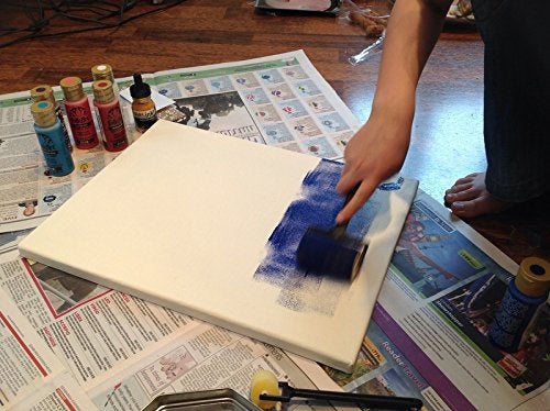 GOLD LEAF A4 Canvas Drawing Texture Papers Set of 25 Sheets - Image 3