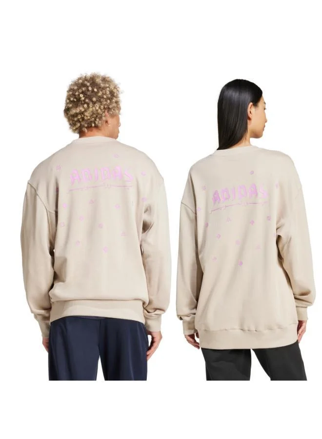 اديداس Bloom Sky Print French Terry Sweatshirt