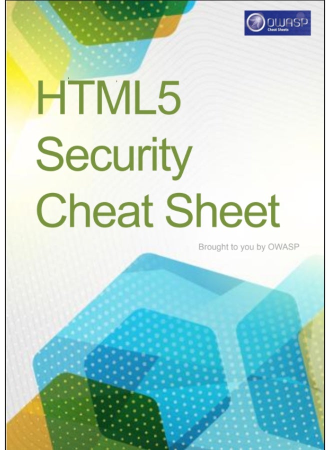 HTML5 Security Cheat Shee - Image 1