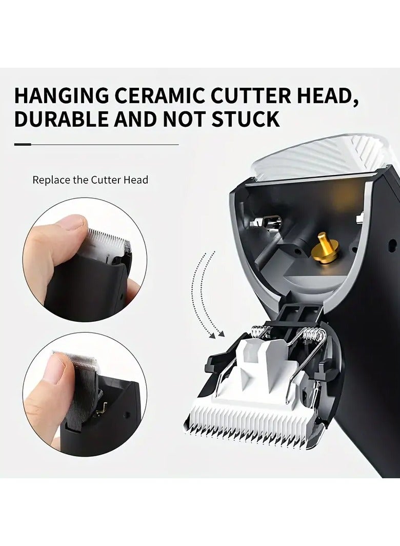 Mes Less Noise Electric Wireless Waterproof Body Hair Trimmer with Dock Charger for Underarm Head Hand Legs Body Shaver - Image 4
