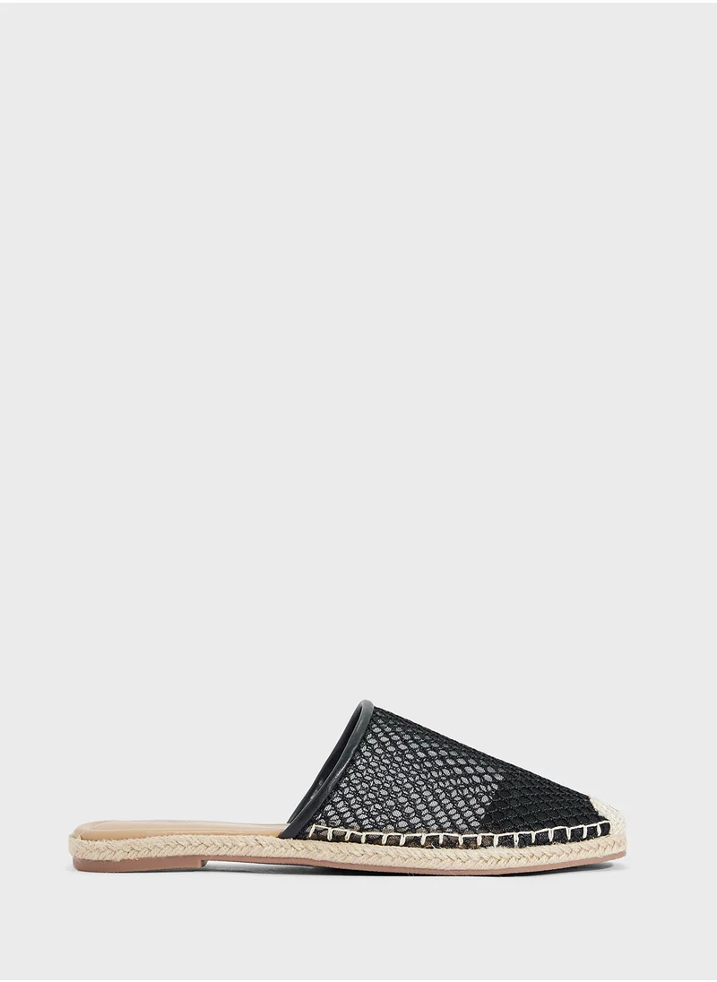 جينجر Slip On Mesh Espadrille