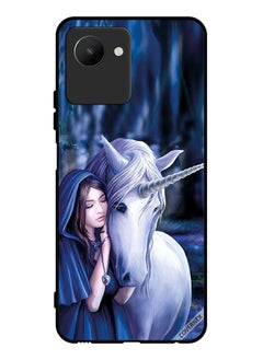 Protective Case Cover For Realme C30s Girl Love Unicorn