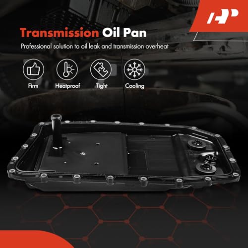 A-Premium Transmission Oil Pan Sump with Gasket Compatible with BMW 335d, 545i, 550i, 645Ci, 650i, 745i, 745Li, 750i, 750Li, 760i, 760Li, Alpina B7, Alpina B7 xDrive, Alpina B7L & Land Rover LR3, LR4 - Image 3