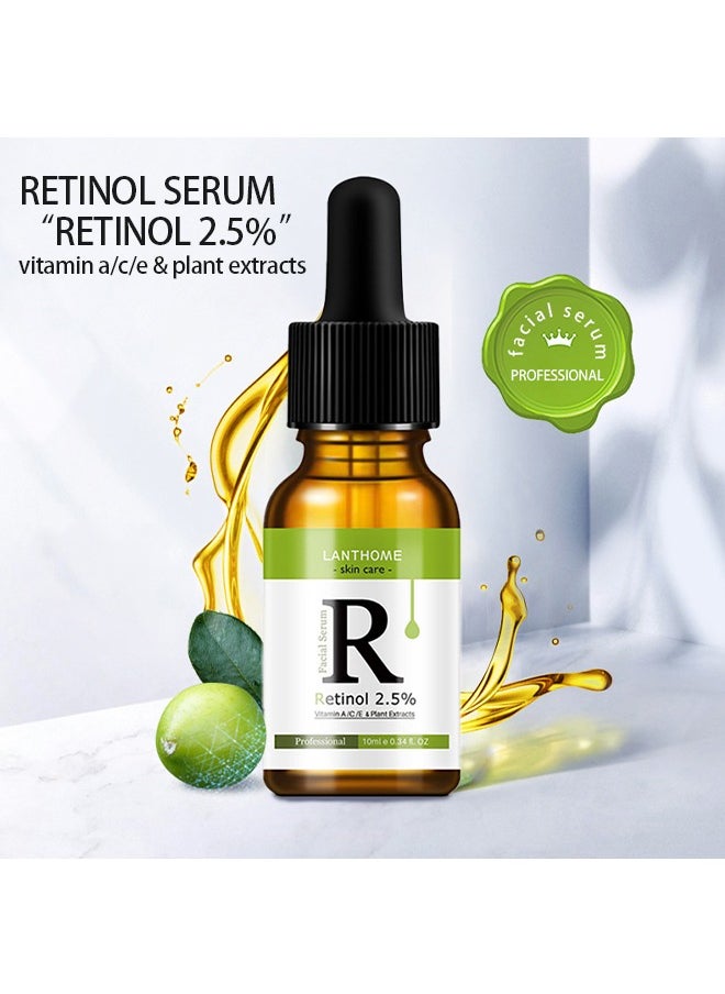 Lanthome Retinol 2.5% Facial Serum，Professional Serum For Soft Glowing wrinkle Free Skin 10 ml  - Image 2