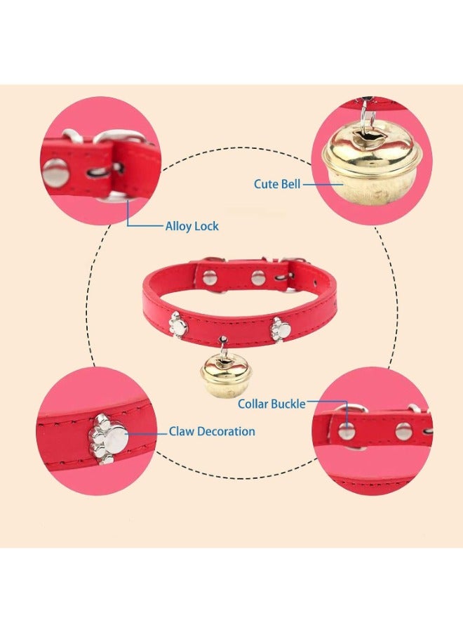 Petsary PETASRY | Pet Collar Adjustable Wear-resistant Soft Bone Patterns Pet Cat Dog Bell Collar Pet Supplies - Image 2