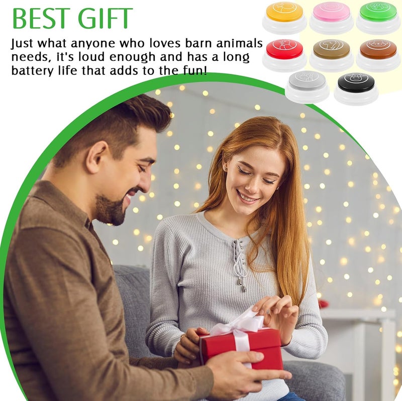 Syhood 8 Pcs Animal Answer Buzzers - Game Show Buzzer Set with Assorted Animal Sounds for Classroom and Family Trivia Nights - Image 4