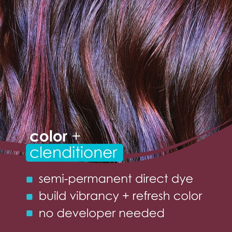 KERACOLOR Keracolor Clenditioner MERLOT Hair Dye - Semi Permanent Hair Color Depositing Conditioner, Cruelty-free, 12 Fl. Oz. - Image 2