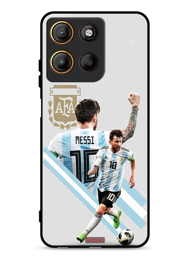 Tolwak Motorola Moto G15 Protective Case Cover Leo Messi Art