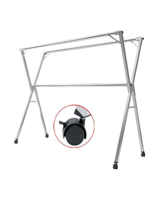 إن كي أكس قابل للتعديل تجفيف الغسيل الغسيل مجفف الملابس القابل للطي مع عجلة - Image 4