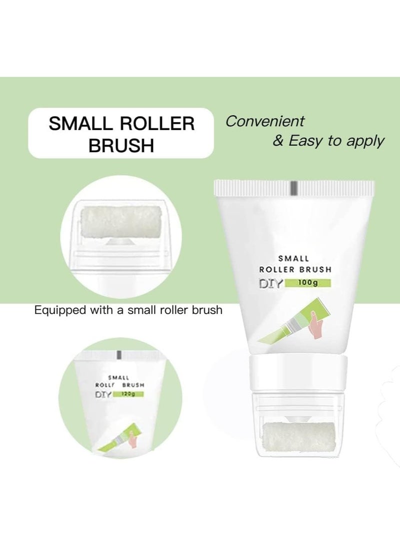 DubaiGallery معجون طلاء الجدران فرشاة طلاء صغيرة لاصلاح الجدران تجديد صديق للبيئة طلاء لاتكس أبيض صغير - Image 2
