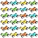 XLSXEXCL 24 Pcs Wooden Cars for Ramp Wooden Car Ramp Replacement Car Toy Vehicle Play Sets Top Bright Car Ramp Toy for Race Track Replacement Cars Aged 3 Toddlers Party Gift - Image 2