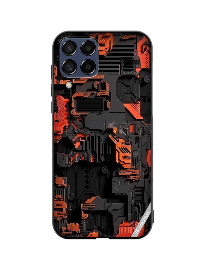 VR CREATIVE Protective Case Cover For Samsung Galaxy M53 Circuit Design Multicolour - Image 1
