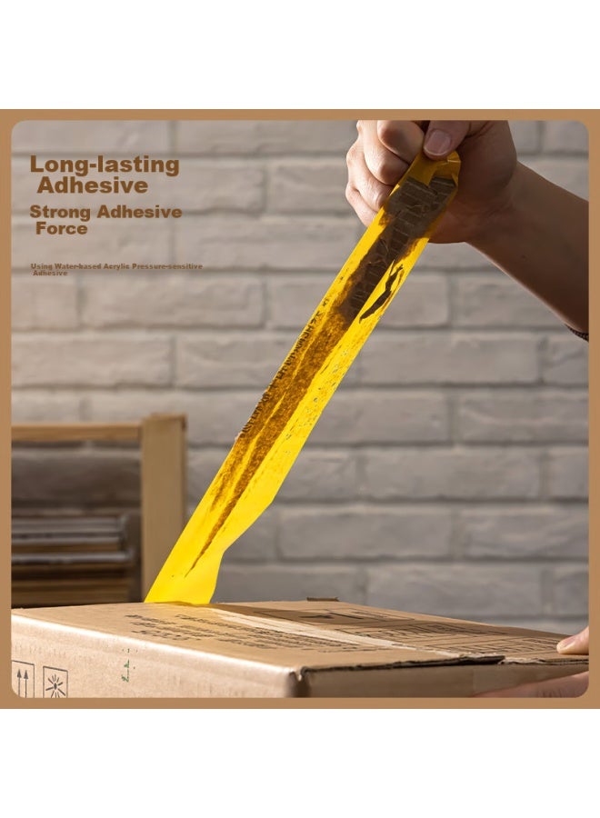 Deli High-quality Beige Packing Tape, Wide Adhesive Tape, 48mm*60y*50μm (54.8m/roll), 6 Rolls, Office Supplies, 30238 - Image 2