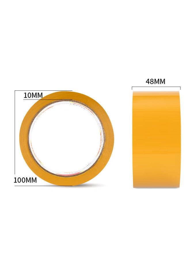 Deli High-quality Beige Packing Tape, Wide Adhesive Tape, 48mm*60y*50μm (54.8m/roll), 6 Rolls, Office Supplies, 30238 - Image 5