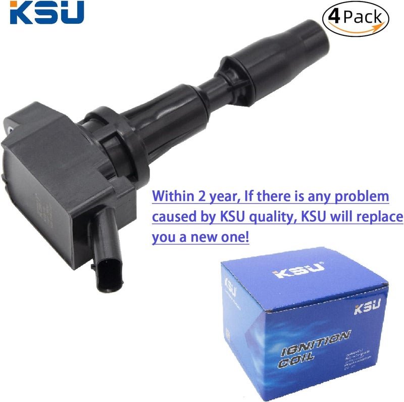 KSU حزمة لفائف شمعات الإشعال متوافقة مع كيا أوبتيما 2.4L L4 2016-2020 - Image 4