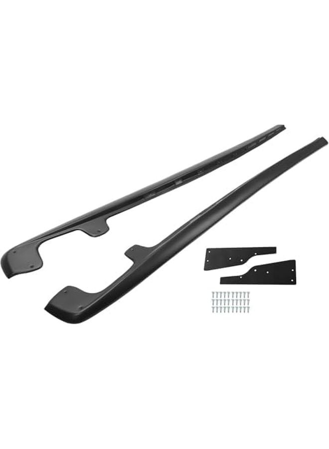 امتدادات لوحة الصخور ذات الطراز ZR1 الأسود غير اللامع للكورفيت C6 2005-2013 - Image 5