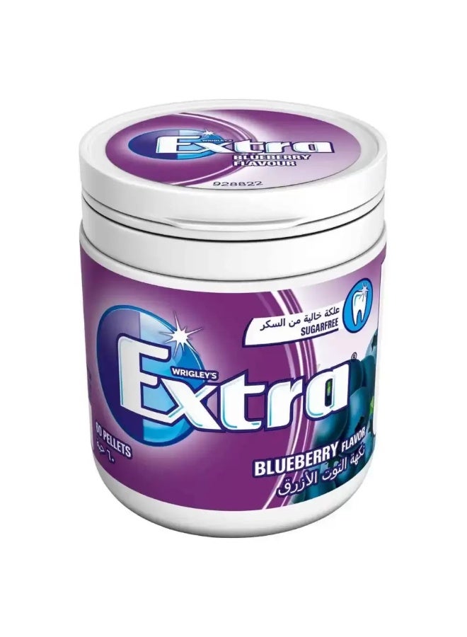 Extra Wrigleys Extra Blueberry Flavor Sugar Free Chewing Gum- 60pcs