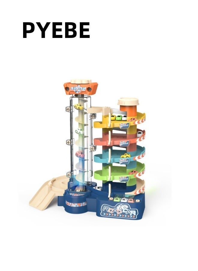 Car Track Race Garage Parking Adventure Toy Gifts 3 4 5 6 7 8 9 Years Old Boys Girls Toddlers, Preschool Car Games Gift Toys for Kids Vehicle Playsets