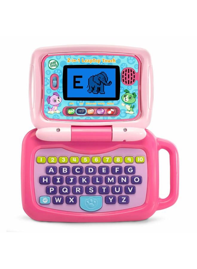 LeapFrog 2-in-1 Leaptop Touch (Frustration Free Packaging), Pink - Image 1