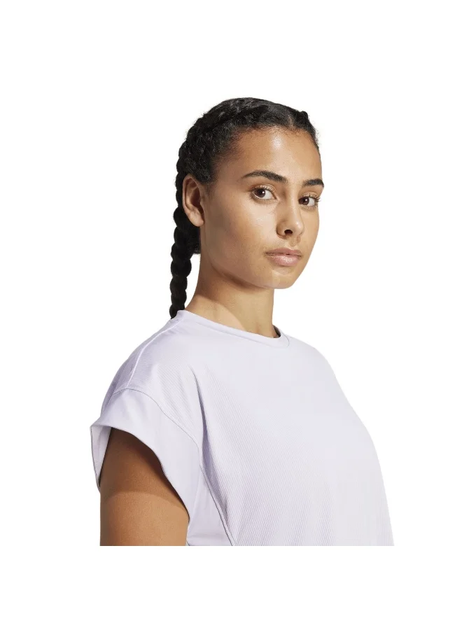Adidas Studio T-Shirt Purple Training T-Shirts 2Xs