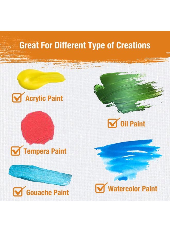DPDIAN Canvas Boards for Painting 40 Pack, 8x10 Inches, Painting Canvas Panels - Image 3