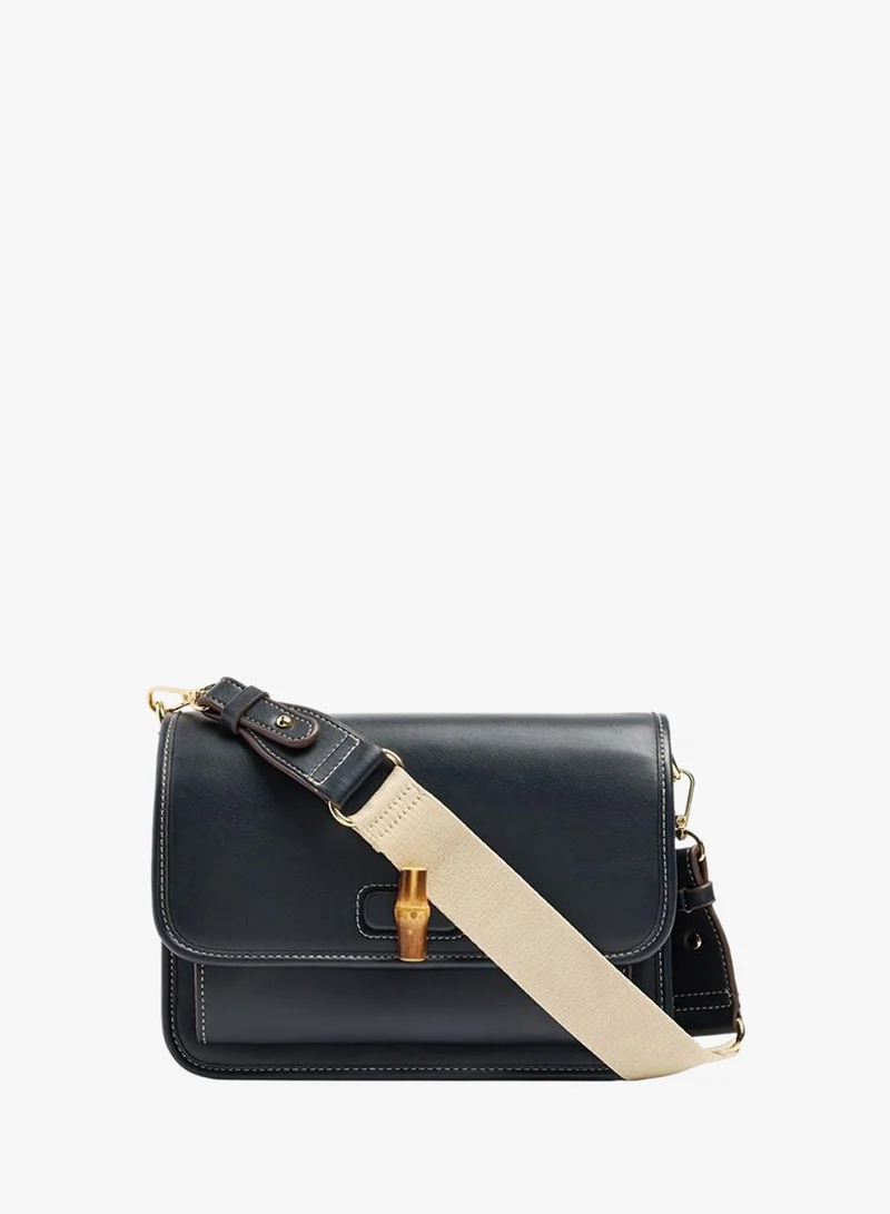 Parfois Shoulder Bag With Flap And Crossbody Bag Strap