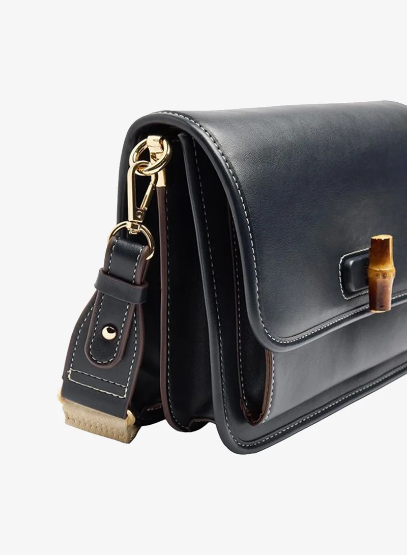 Parfois Shoulder Bag With Flap And Crossbody Bag Strap