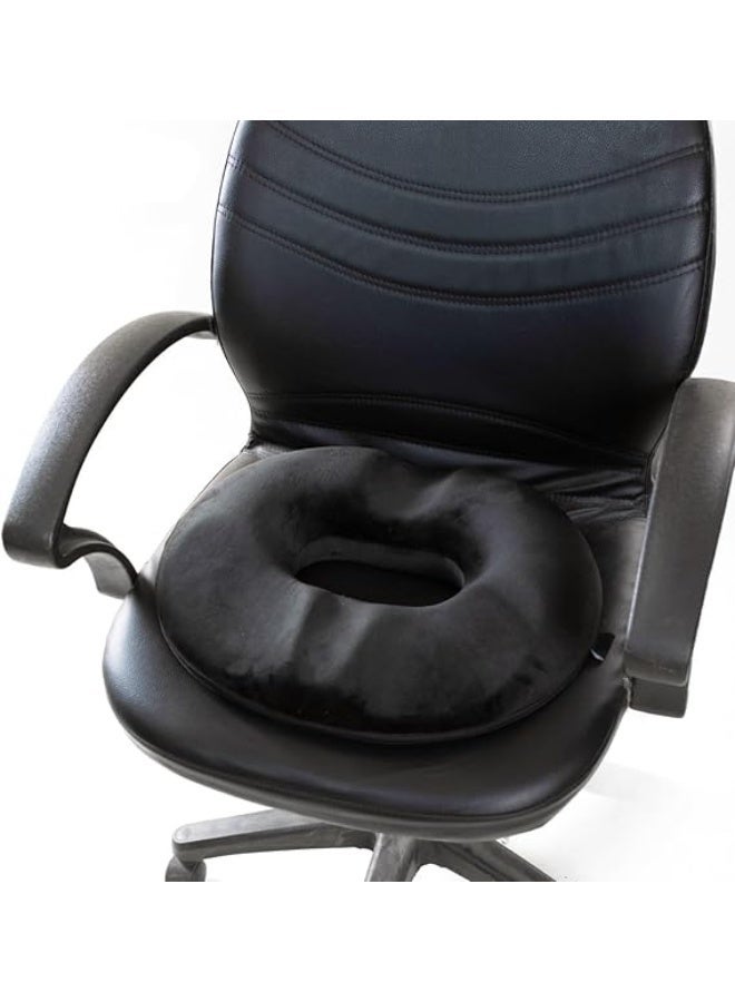 The best hemorrhoid relief pillow - Memory Foam, Black - Image 2