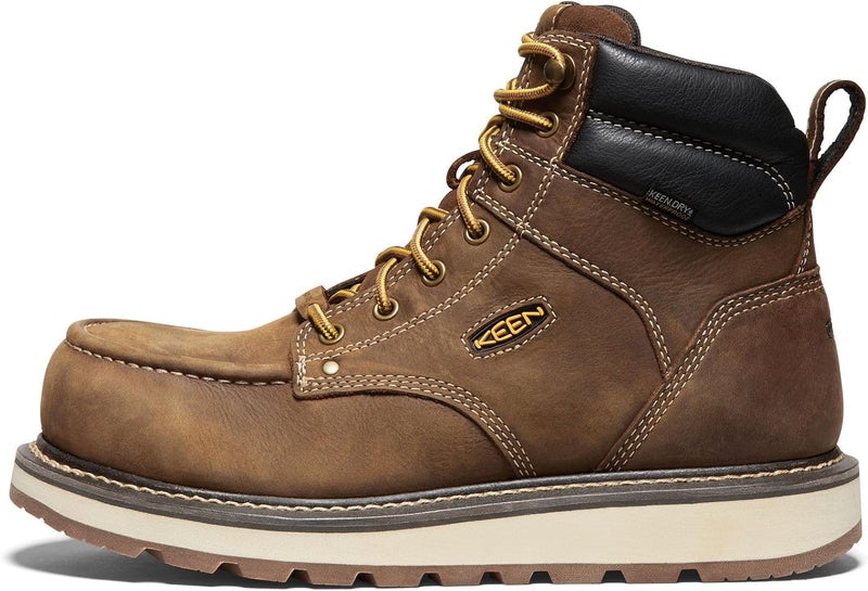 KEEN Utility Men's Cincinnati 6-Inch Composite Toe Waterproof Wedge Work Boots - Image 5