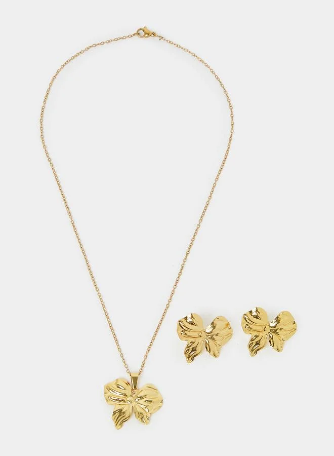ستايلي Butterfly Design Necklace Set