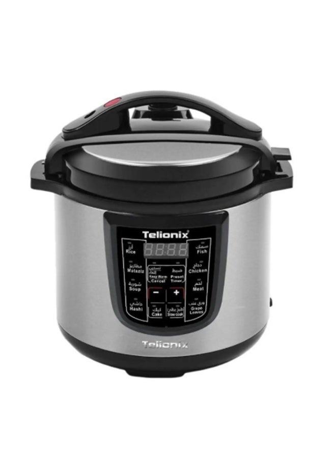 TELIONIX TPC3610D Digital Electric Pressure Cooker, 1200W, 6L - Image 1