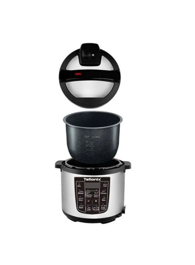 TELIONIX TPC3610D Digital Electric Pressure Cooker, 1200W, 6L - Image 2
