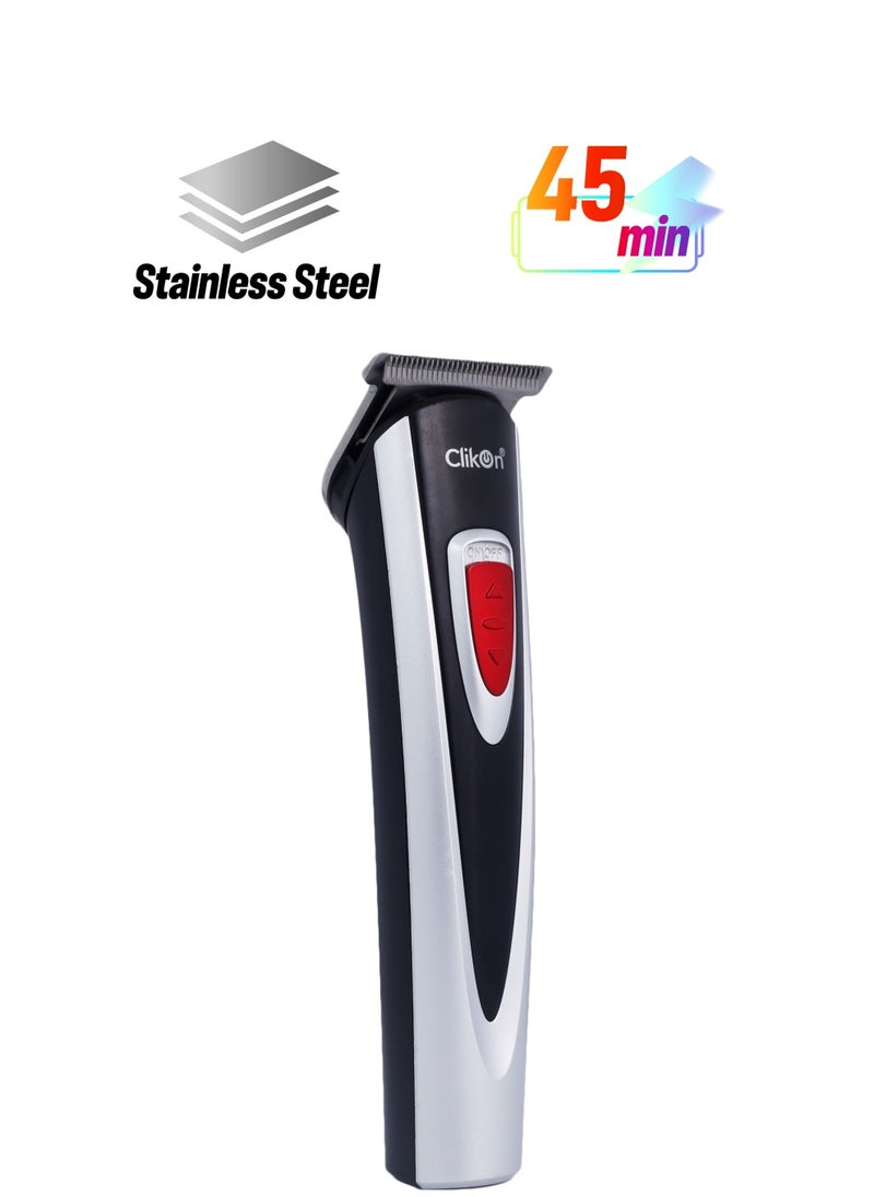 Clikon - 5 in 1 Rechargeable Hair Trimmer, Detachable Steel Acute Head, Ck3226 - Image 1