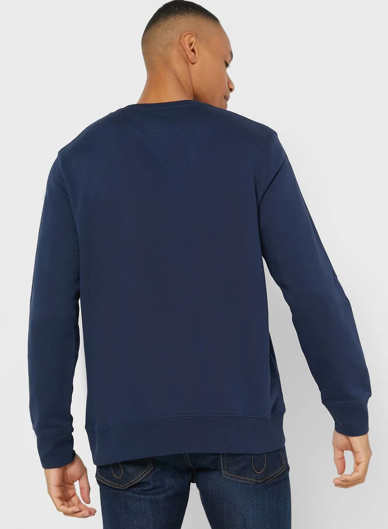Wrangler Logo Crew Neck Sweatshirt