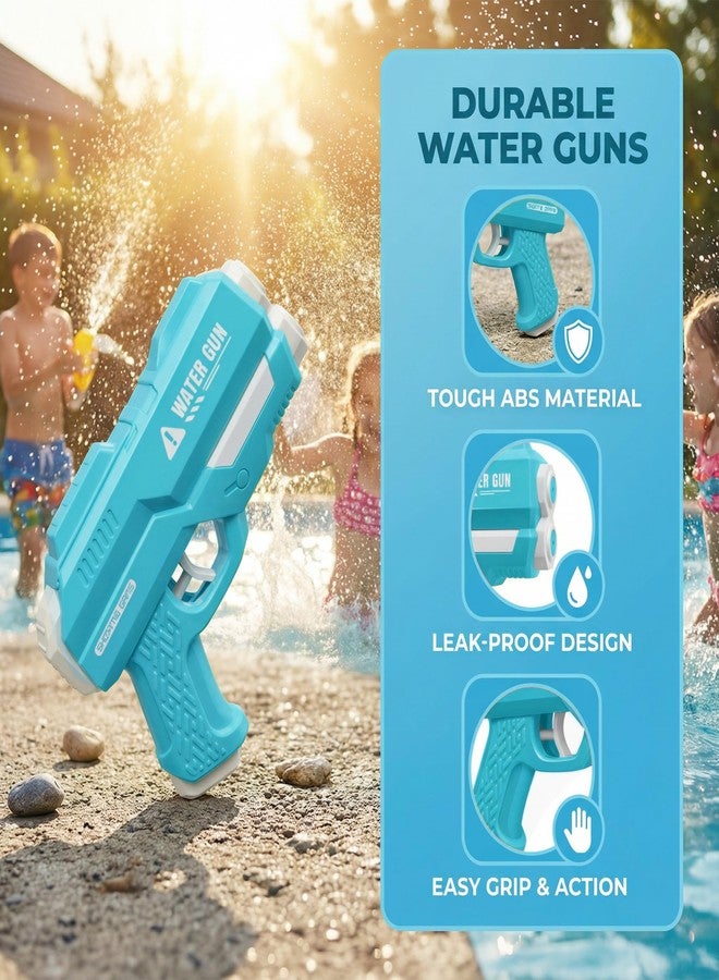 Dsmile Water Guns for Kids Adults, Outdoor Water Toys-2 Pieces Dual Nozzles Squirt Guns for Swimming Pool Beach Outdoor Water Toys - Image 4