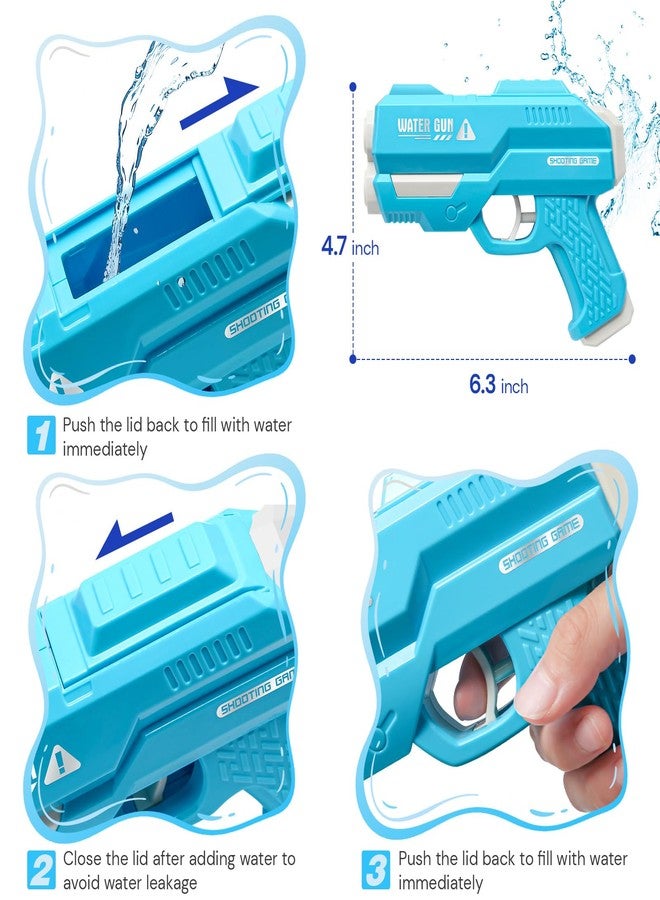 Dsmile Water Guns for Kids Adults, Outdoor Water Toys-2 Pieces Dual Nozzles Squirt Guns for Swimming Pool Beach Outdoor Water Toys - Image 2