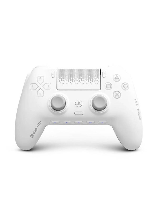 سكاف وحدة تحكم لاسلكية عالية الأداء SCUF OMEGA لأجهزة PS5 والكمبيوتر الشخصي - أبيض - Image 1