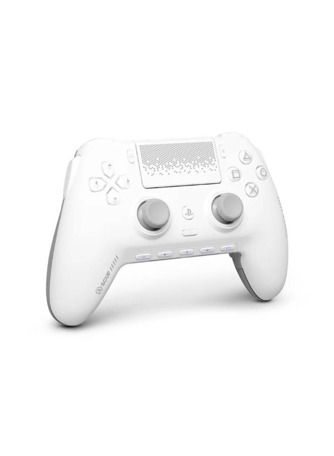 سكاف وحدة تحكم لاسلكية عالية الأداء SCUF OMEGA لأجهزة PS5 والكمبيوتر الشخصي - أبيض - Image 3