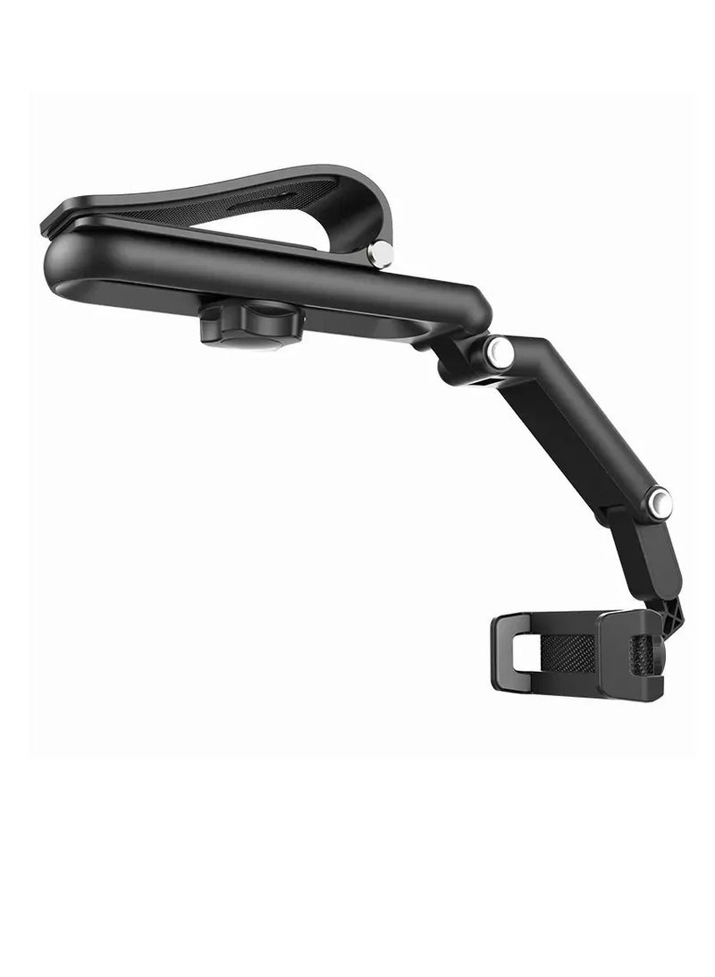 AROAQ Sun Visor Phone Holder, Portable Folding Car Phone Holder Mount, Multifunctional Cell Phone Stand With All Angle Rotation, Durable Mobile Phone Folder For Car Home Office, (Grey) - Image 1