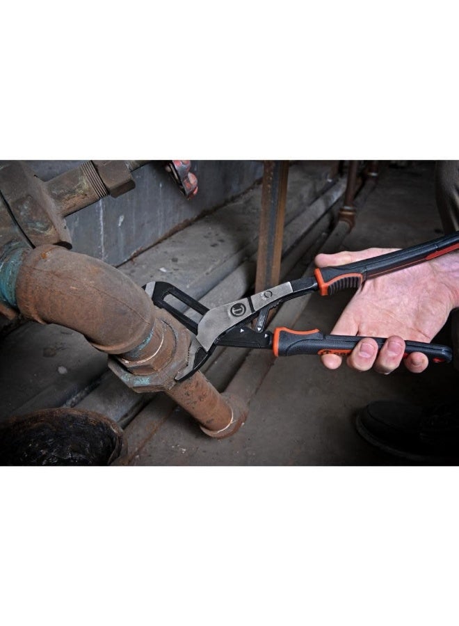 CRESCENT - Plier, 12", Auto-Bite, T&G, Cushion Grip - Image 3