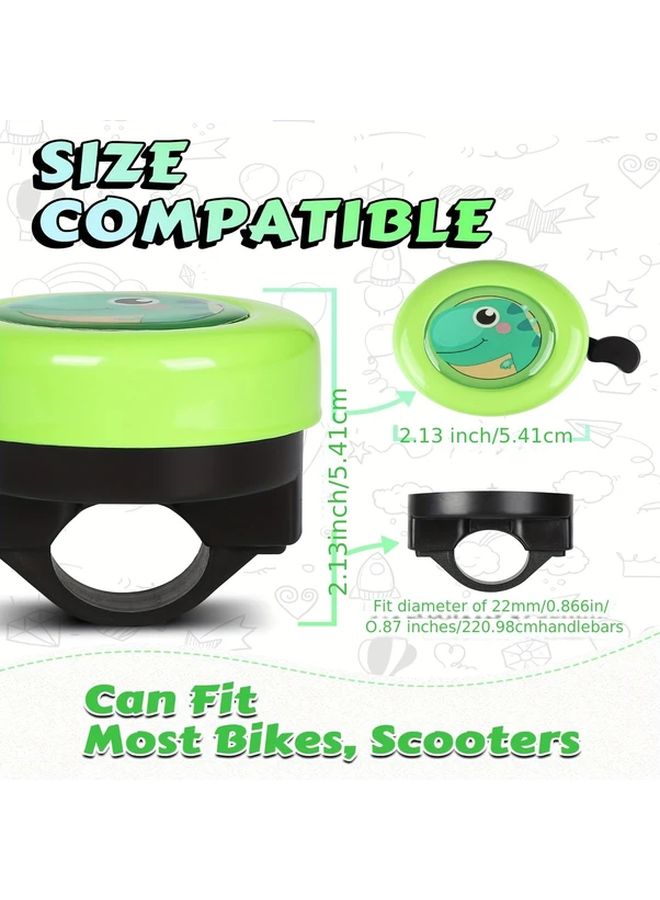 Green Bicycle Bell with Loud Clear Sound for Bike Scooter - Image 3
