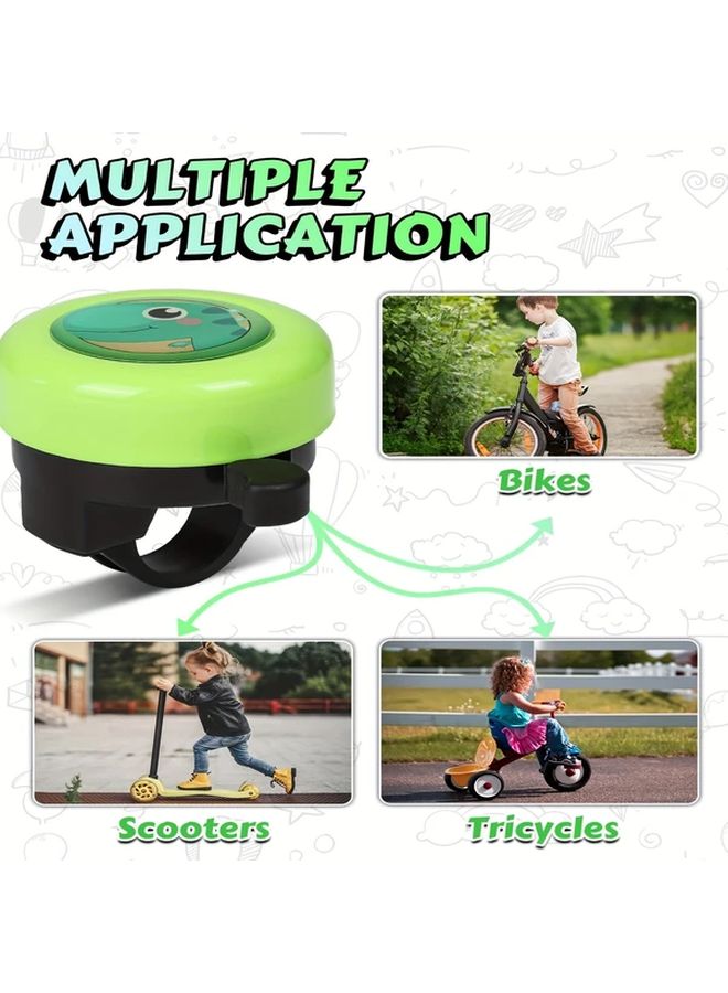Green Bicycle Bell with Loud Clear Sound for Bike Scooter - Image 5