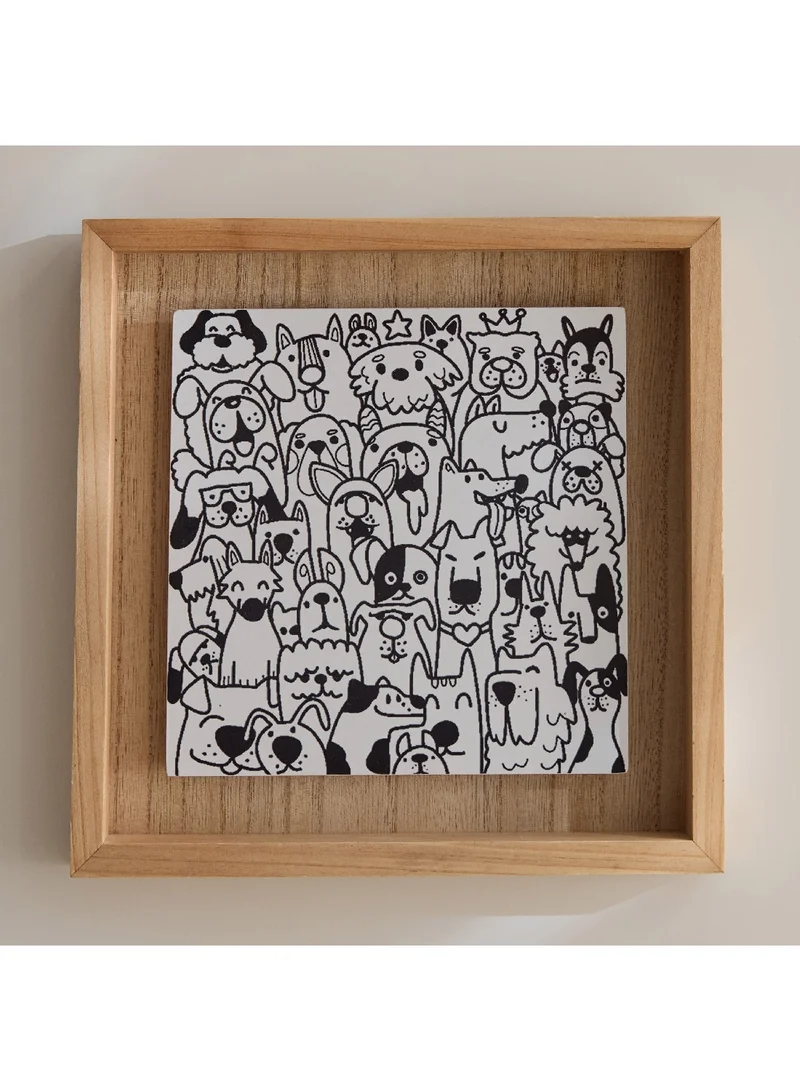 Home Box Forresta Animal Mob Wall Frame 25 x 3 x 25 cm
