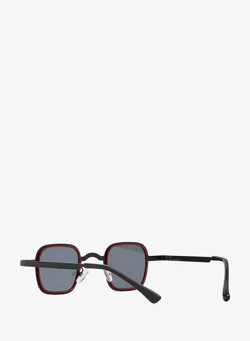 Seventy Five The Crimson Edge Square Sunglasses