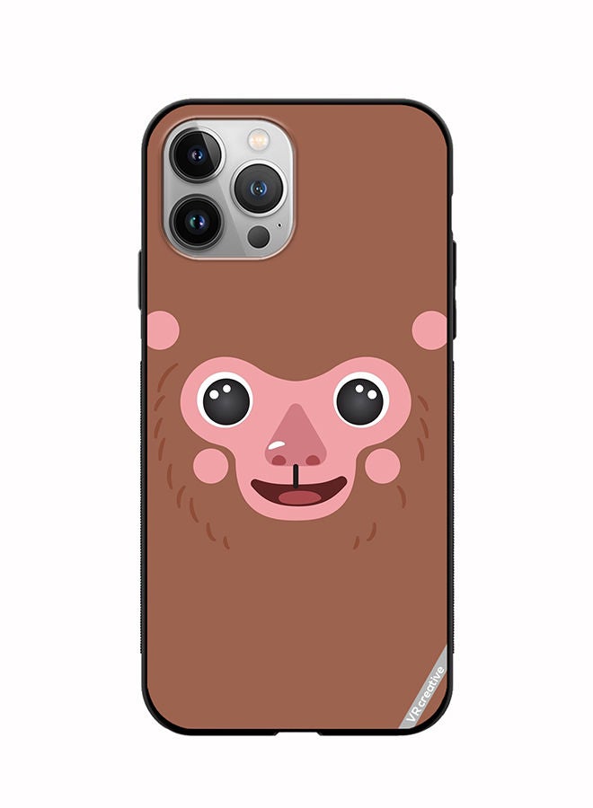 VR CREATIVE Protective Case Cover For Apple iPhone 11 Pro Monkey Cartoon Face Design Multicolour - Image 1