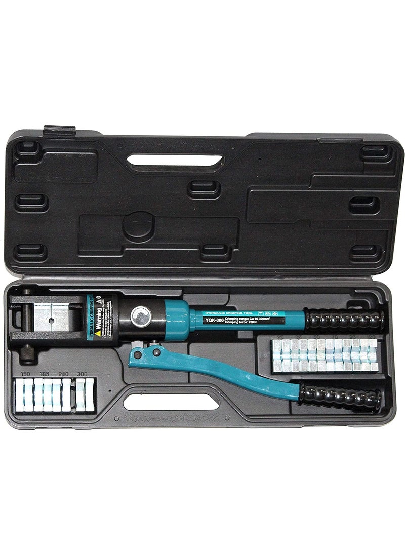KAMSTEALTH KAMSTEALTH YQK 300 10300mm 16 Ton Hydraulic Pressure Crimper Tool for Copper Aluminum Terminal ang Cable Lugs Pliers New Manual Hydraulic Crimping Tool YQK 300 