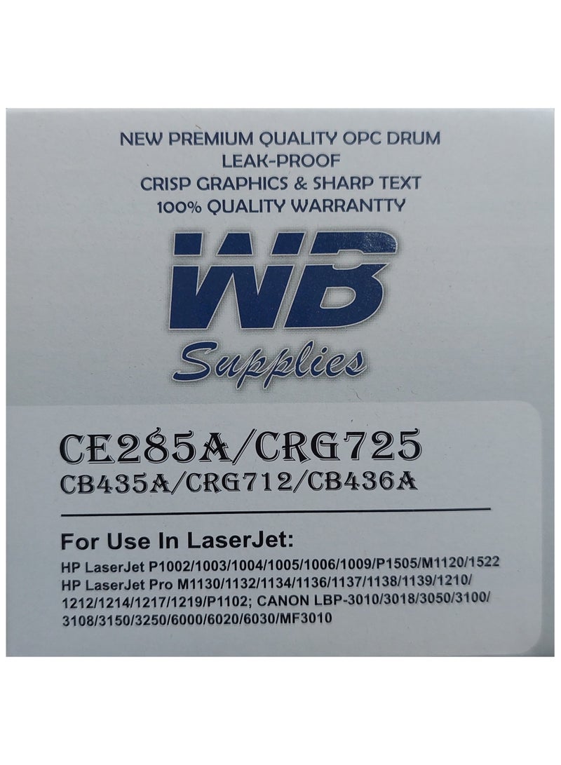 WB Compatible Toner 85A / CE285A Black Used for HP Pro P1102w M1212nf MFP P1102 P1109w M1217nfw 1102w Printer Toner Cartridge (Black, 1-Pack) - Image 3