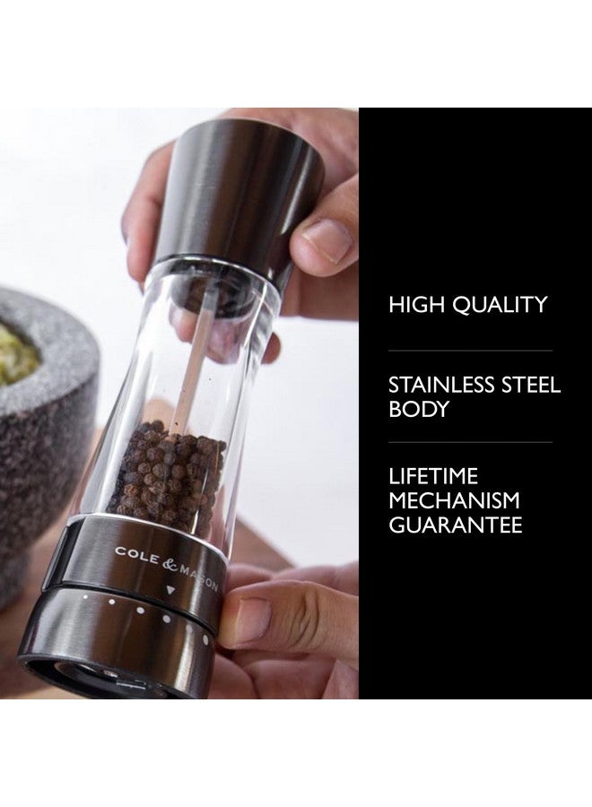 COLE & MASON Derwent Pepper Grinder - Gunmetal Mill Includes Gourmet Precision Mechanism and Premium Peppercorns - Image 2